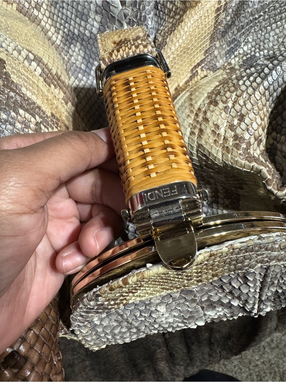 Authentic Vintage Fendi Spy Python - Picture 13 of 14